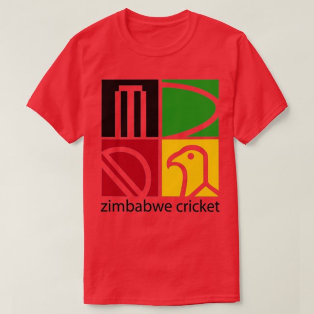 Camiseta Cricket Zimbabue (Diseño del anverso)