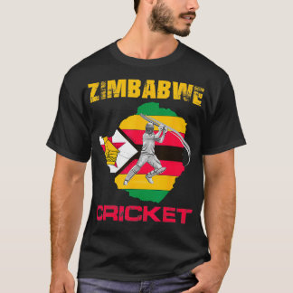 Camiseta Cricket Zimbabuense Hombres Mujeres y Jóvenes Cr