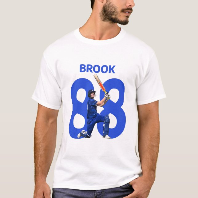 Camiseta Cricketer inglés de Harry Brook (Anverso)