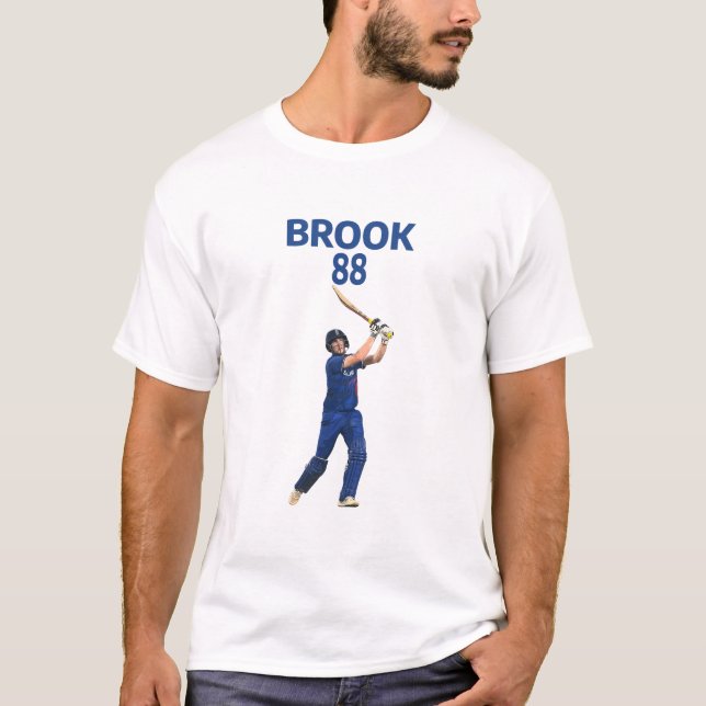 Camiseta Cricketer inglés de Harry Brook (Anverso)