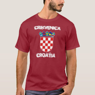 Camiseta Crikvenica, Croacia con escudo de armas