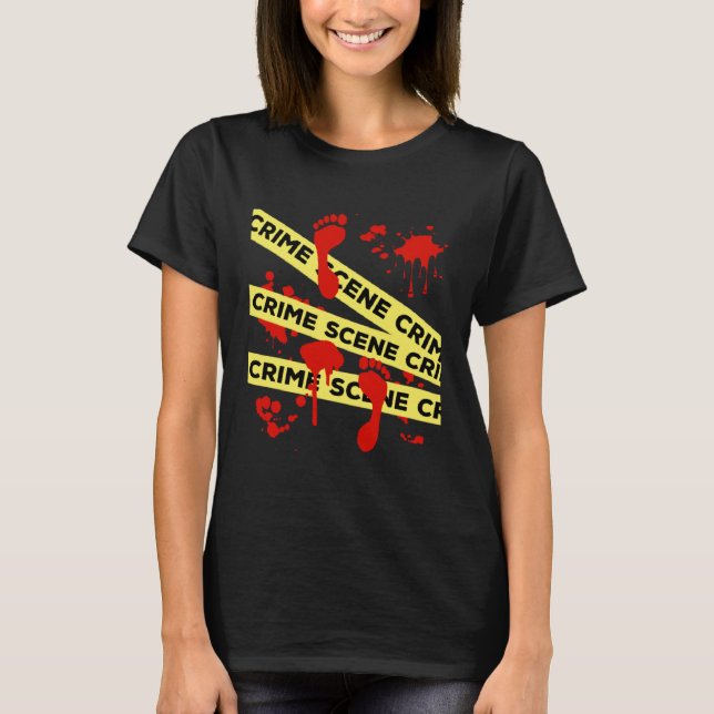 Camiseta Crime Scene Investigation Tape (Anverso)