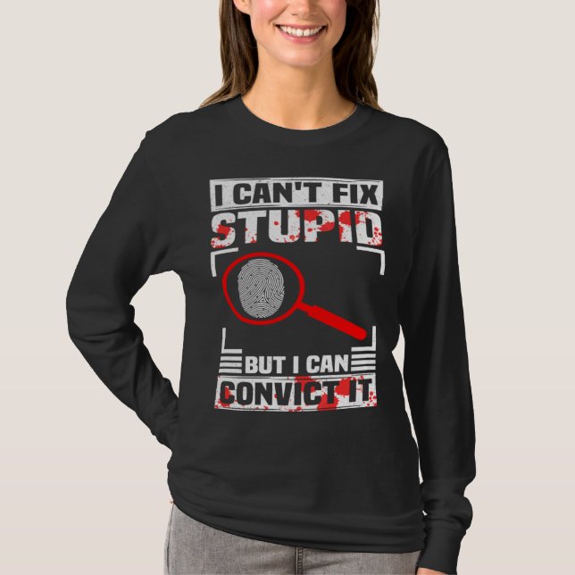 Camiseta Crime Scene Investigator Forensics & Forensic Scie (Anverso)