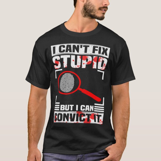 Camiseta Crime Scene Investigator Forensics & Forensic Scie (Anverso)