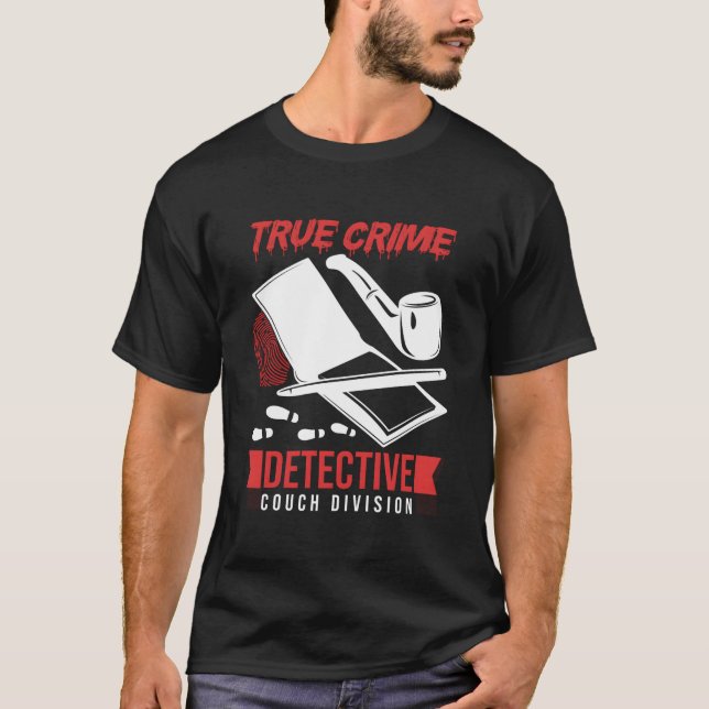 Camiseta Crime Scene Investigator True Crime Detective Couc (Anverso)