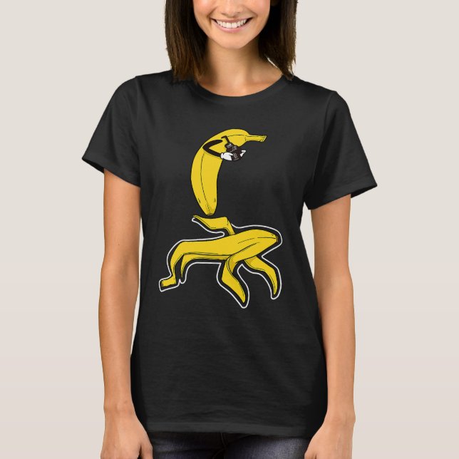 Camiseta Crime scene photographer with banana victim (Anverso)