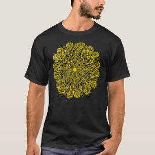 Camiseta Crimea es Ucrania - mandala política (amarilla) C