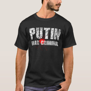 Camiseta Crimen de guerra de Putin
