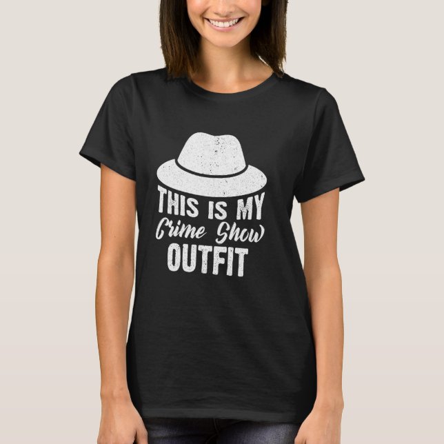 Camiseta Crimen Muestra Ropa Cómoda - Programas De Asesinat (Anverso)