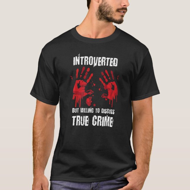 Camiseta Crimen verdadero (Anverso)