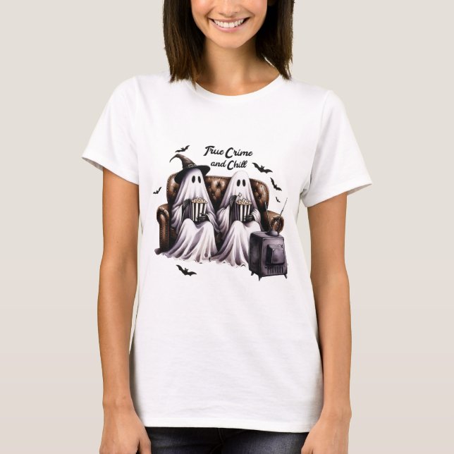 Camiseta Crimen verdadero y escalofrío (Anverso)