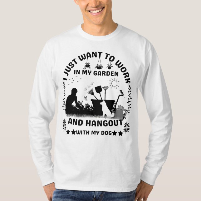 Camiseta Crímenes de jardín: uniendo a los amantes de los p (Anverso)