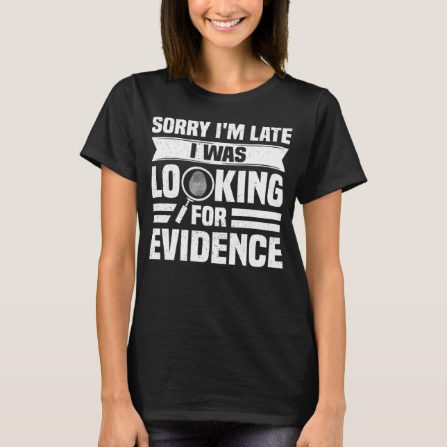 Camiseta Criminología: forense y forense (Anverso)