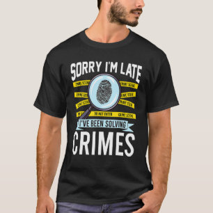 Camiseta Criminólogo Criminología Fanático del Crimen Real