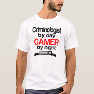 Camiseta Criminólogo por jugador de día de noche