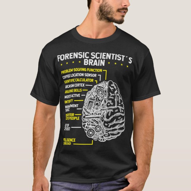 Camiseta Crimonólogo Científico forense (Anverso)
