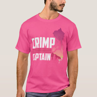 Camiseta Crimp Captain Climber Mountains Mountaineer Rock C