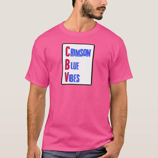 Camiseta Crimson Blue Vibes (Anverso)
