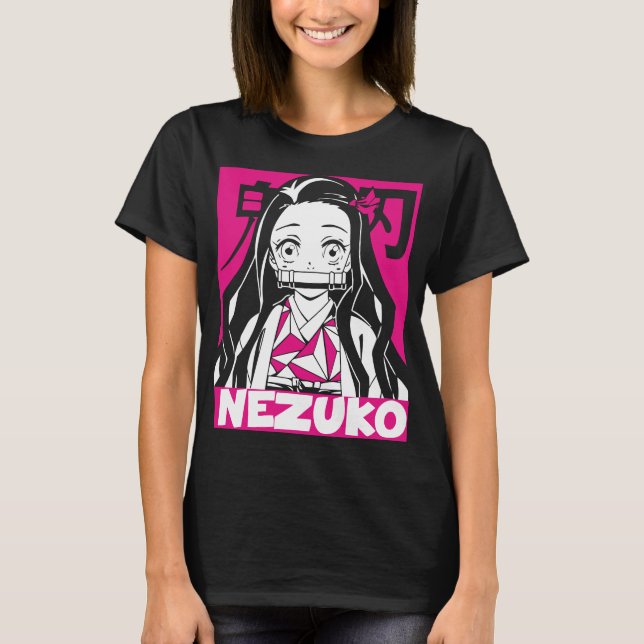 Camiseta Crimson Demon Charmer: Nezuko inspirado en el anim (Anverso)