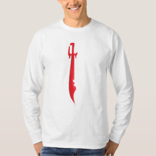 Camiseta Crimson Edge – Diseño de Espada Intenso