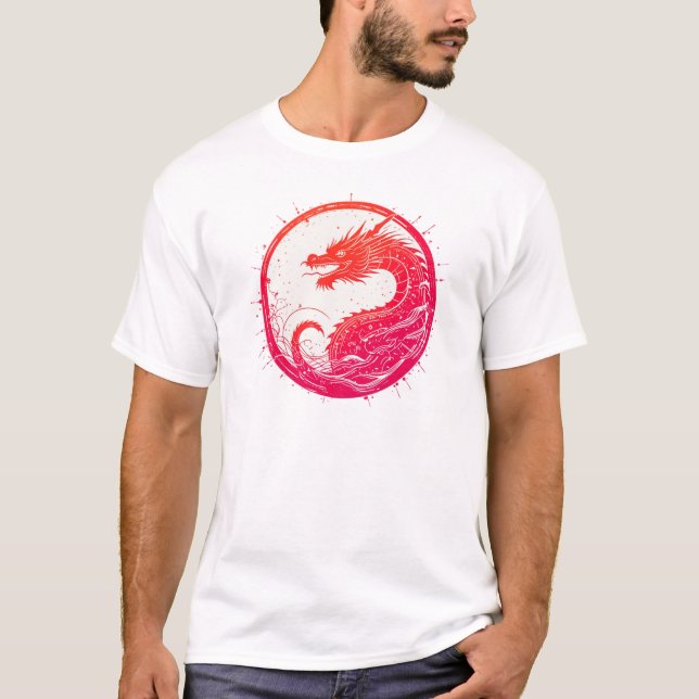 Camiseta Crimson Serpent Emblem (Anverso)
