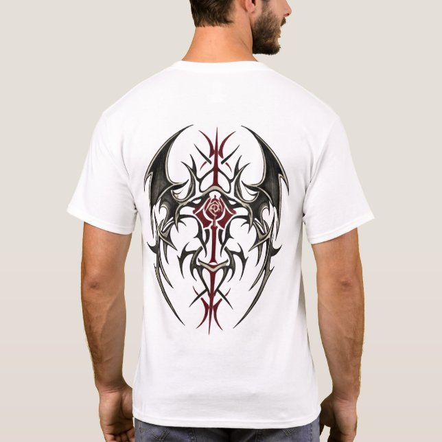 Camiseta Crimson Tribal Blade (Reverso)