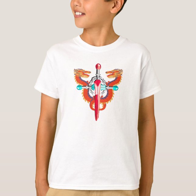 Camiseta Crimson Winged Dragon Sword (Anverso)