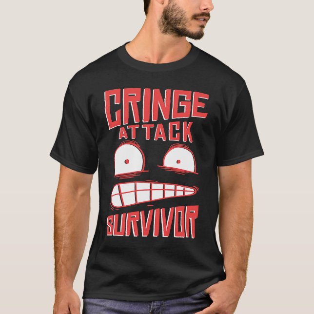 Camiseta Cringe  phrase Gen Z  meme phrases Cringe (Anverso)