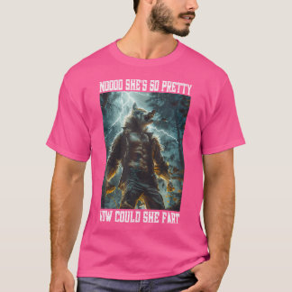 Camiseta Cringy Sad Angry Werewolf Kitten Cringe Alpha Wolf