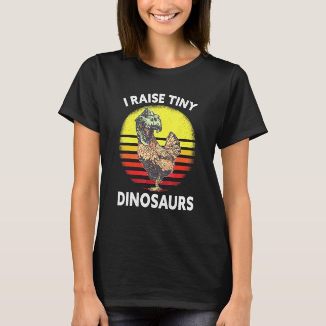 Camiseta Crío dinosaurios diminutos de pollo (Anverso)