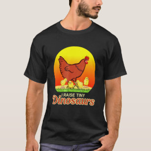 Camiseta Crío dinosaurios diminutos: gallina clueca pollito