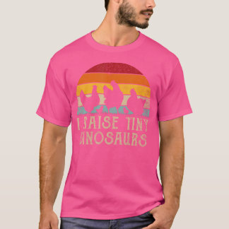 Camiseta Crío Dinosaurios Pequeños Criador de Pollos Divert