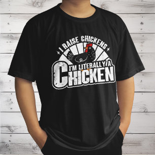Camiseta Crio gallinas, divertidos regalos de granjeros par