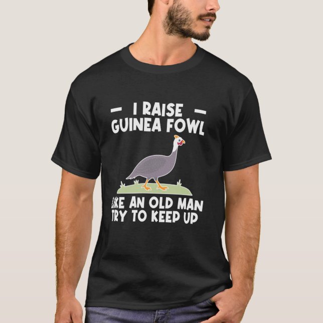 Camiseta Crío Pintadas Pollo Ave Como Un Anciano (Anverso)