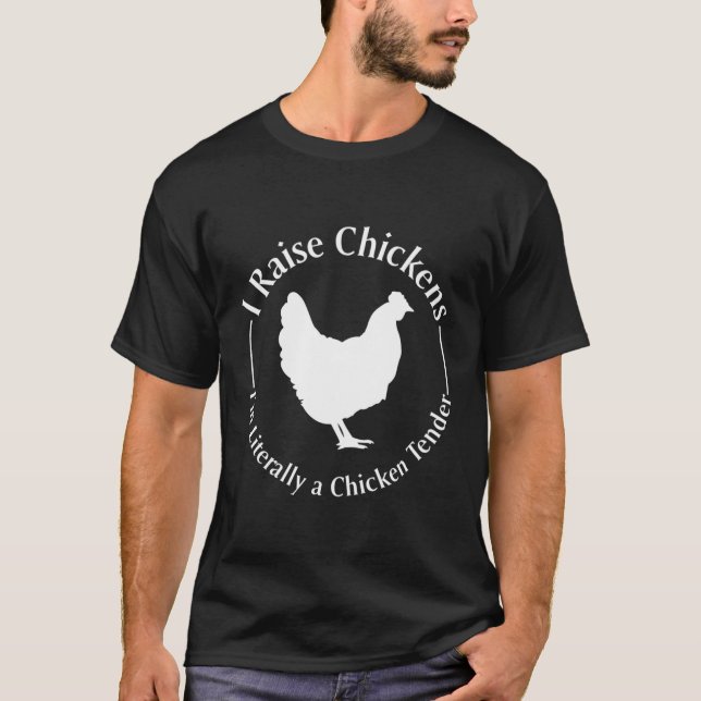 Camiseta Crio Pollos, Literalmente Soy Una Licitación De Po (Anverso)