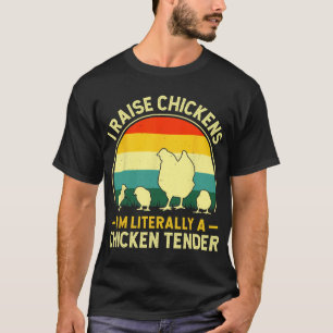 Camiseta Crío Pollos Para Hombres Mujeres Pollitos Tenedora