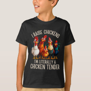 Camiseta Crío Pollos Soy Literalmente Un Amante de los Poll