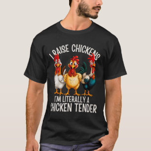 Camiseta Crío Pollos Soy Literalmente Un Tenedor De Pollo _