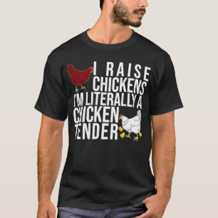 Camiseta Crío Pollos Soy Literalmente Un Tenedor De Pollo