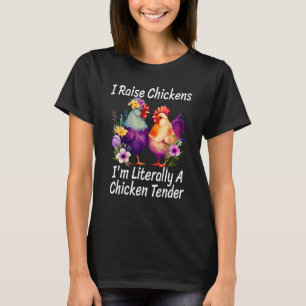 Camiseta Crío Pollos Soy Literalmente Un Tenedor De Pollo 1