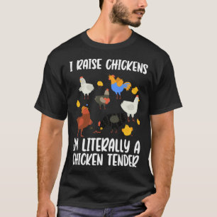 Camiseta Crío Pollos Soy Literalmente Un Tenedor De Pollo c