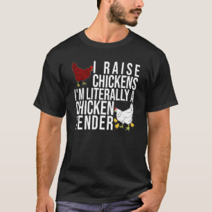 Camiseta Crío Pollos Soy Literalmente Un Tenedor De Pollo F
