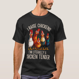 Camiseta Crío Pollos Soy Literalmente Un Tenedor De Pollo L