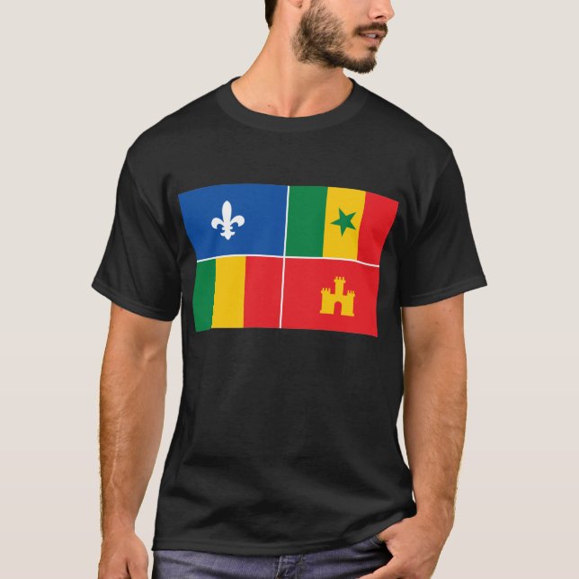 Camiseta criolla de la bandera (Anverso)