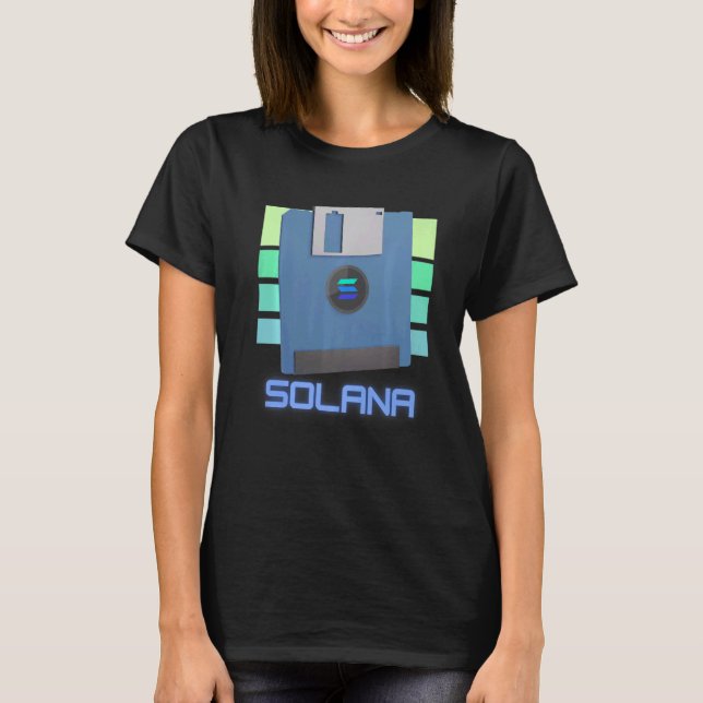Camiseta Cripta Descentralizada de la Web 3 de Solana Block (Anverso)