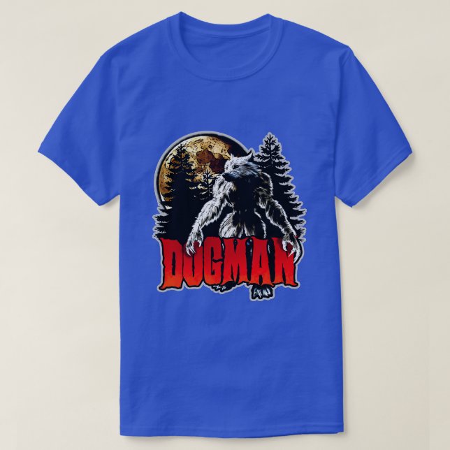 Camiseta Criptid a Monstruo Werewolf de Dogman America  (Diseño del anverso)