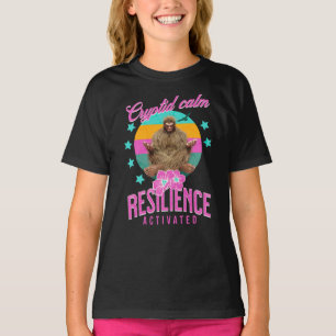 Camiseta Criptido Calma Resiliencia Activada Bigfoot