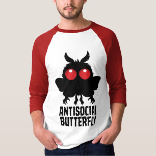 Camiseta Criptido Mariposa Antisocial Mothman