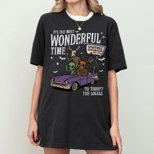 Camiseta Críptido Pie Grande Hombre Polilla Wendigo Alien P