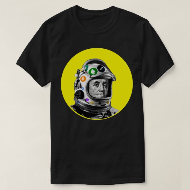 Camiseta Cripto Benjamin Ciber Espacio Astronauta Minero Am (Diseño del anverso)